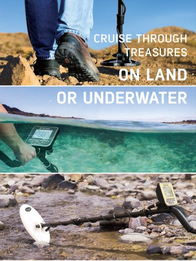 גלאי מתכות משולב ים ויבשה KRUZER