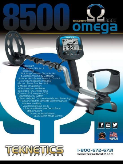 גלאי מתכות OMEGA 8000-USA