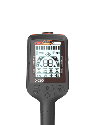 גלאי מתכות לים וליבשה QUEST X10 PRO