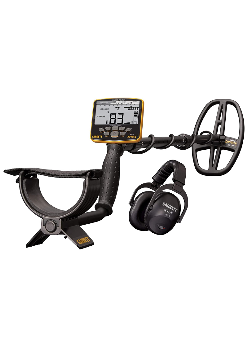 גלאי מתכות Garrett ACE APEX אוזניות – תמונה 2