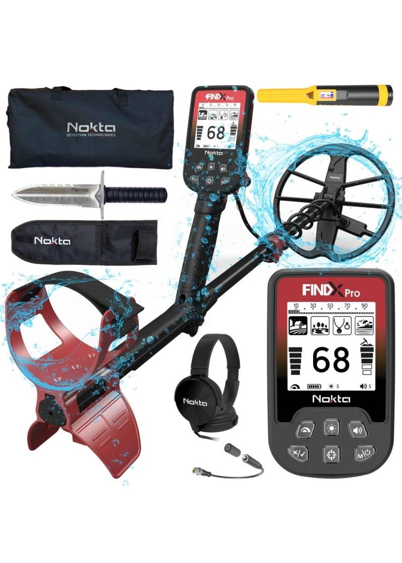 גלאי מתכות Nokta Find X PRO כולל פויינטרACCUPOINT